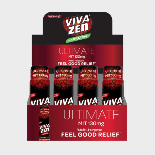 Viva Zen Ultimate Kratom Extract Shots 15ml/12ct/Display